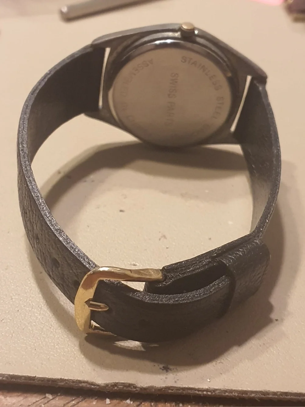 🦋10/$20🦋 PCA Silver/White Leather Women's Watch